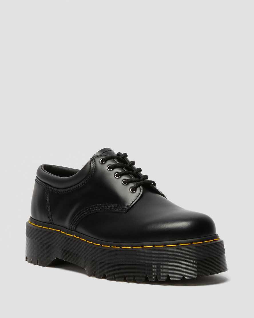 8053 QUAD LEATHER PLATFORM SHOES