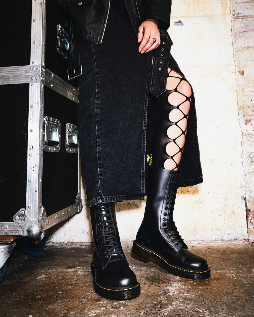 1914 SMOOTH LEATHER HIGH BOOTS