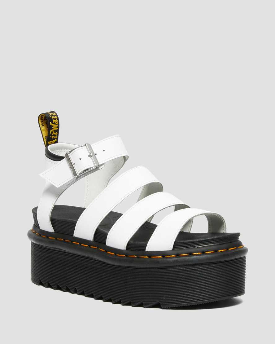 Blaire Quad Hydro Leather Platform Sandals