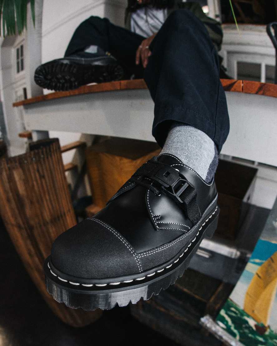 1461 Tech Made in England Leather + Suede Shoes