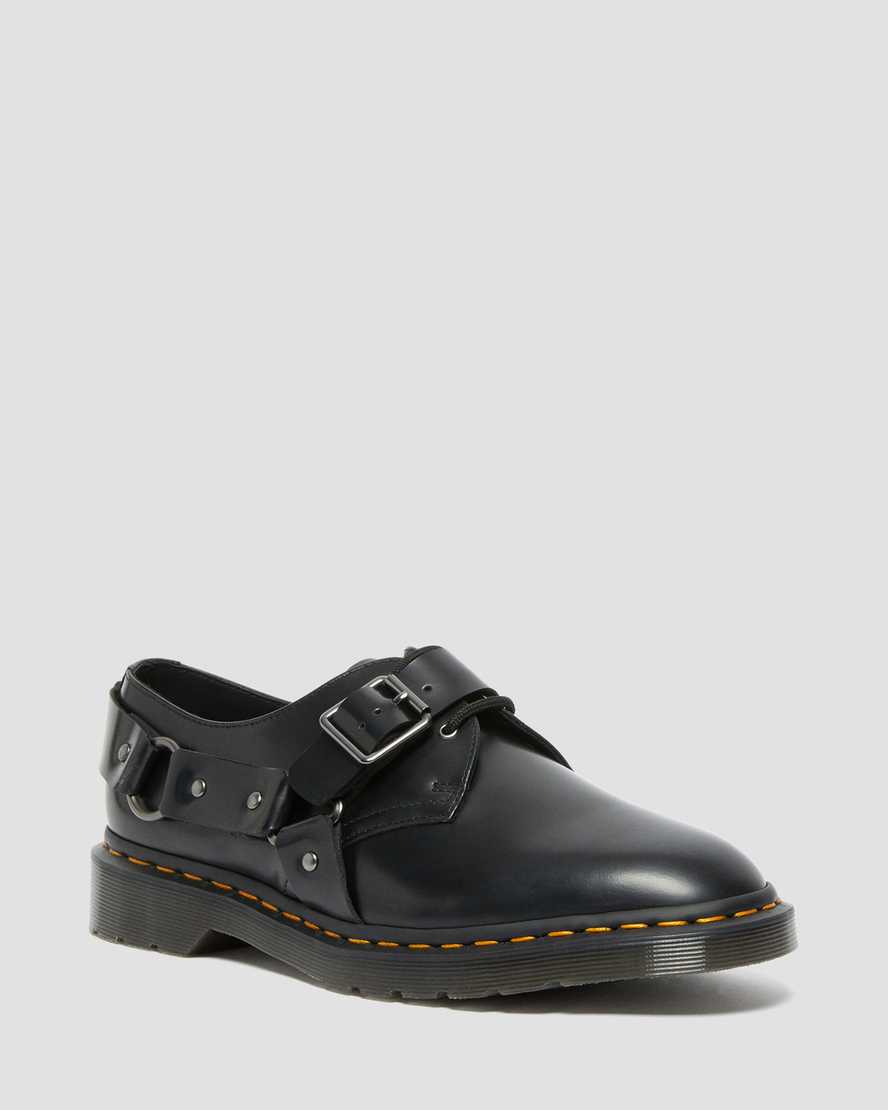 Henree Smooth Leather Buckle Shoes