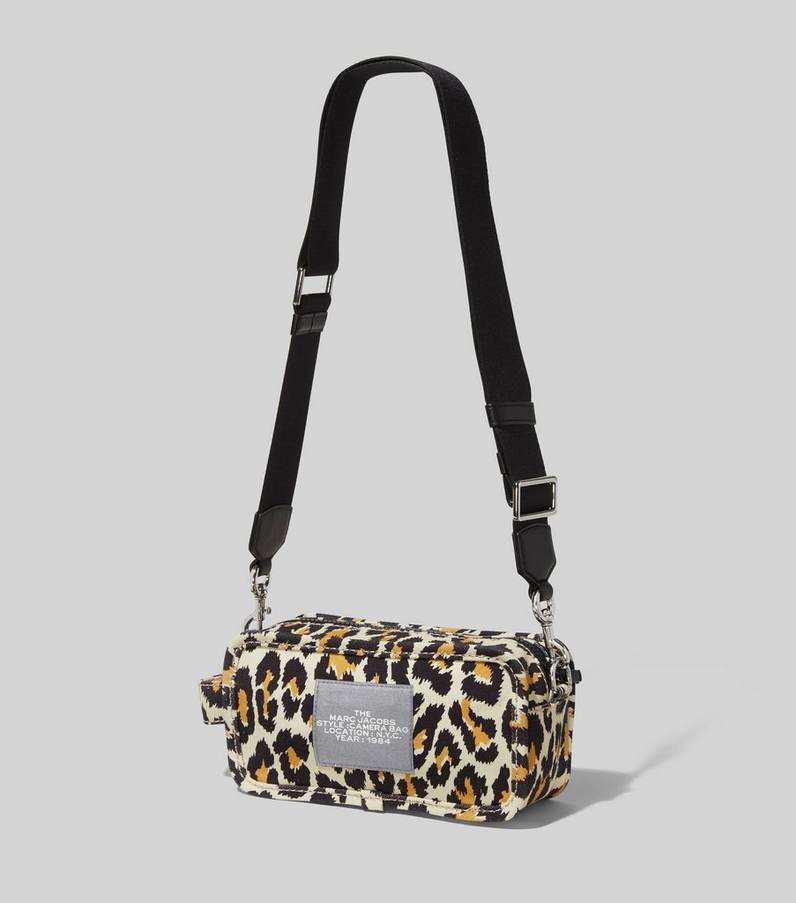 Marc Jacobs The Leopard Camera Bag Multicolor in Cotton/Leather - GB