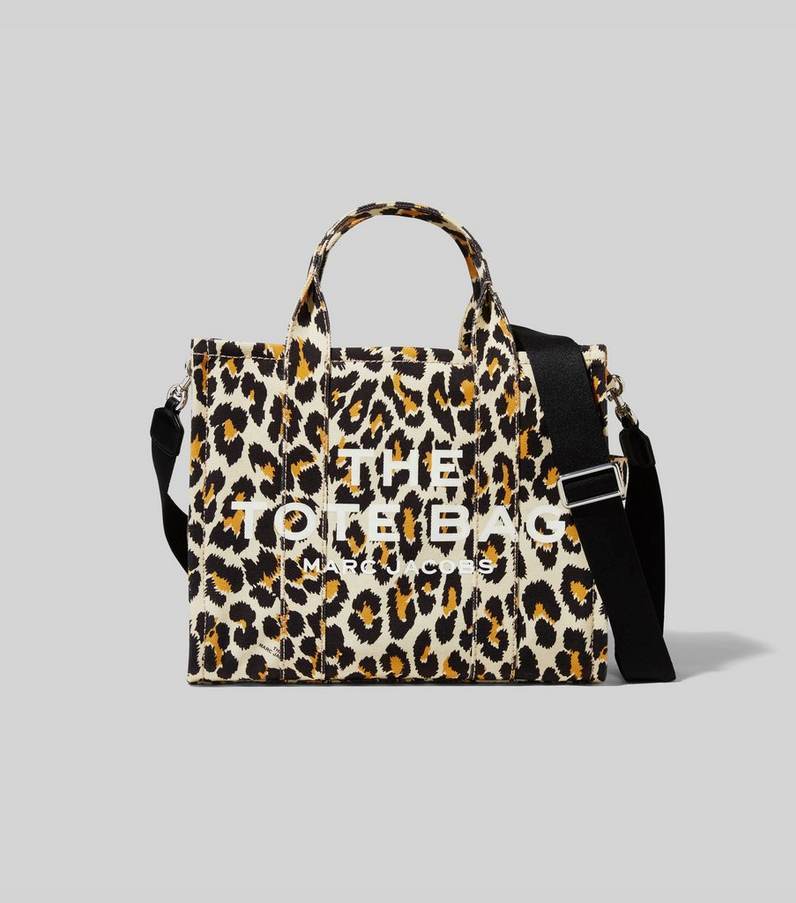 Animal Print Tote Bag - Leopard Print Top Handle Tote Bag