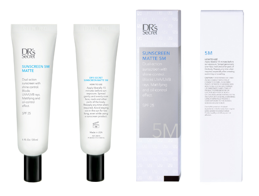 (#5M) (MATT Version) DR's Secret Sunscreen 30 ml