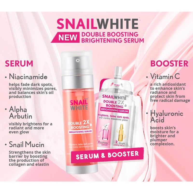 NAMU LIFE SNAILWHITE Double Boosting Whitening Serum 40ml + 40ml