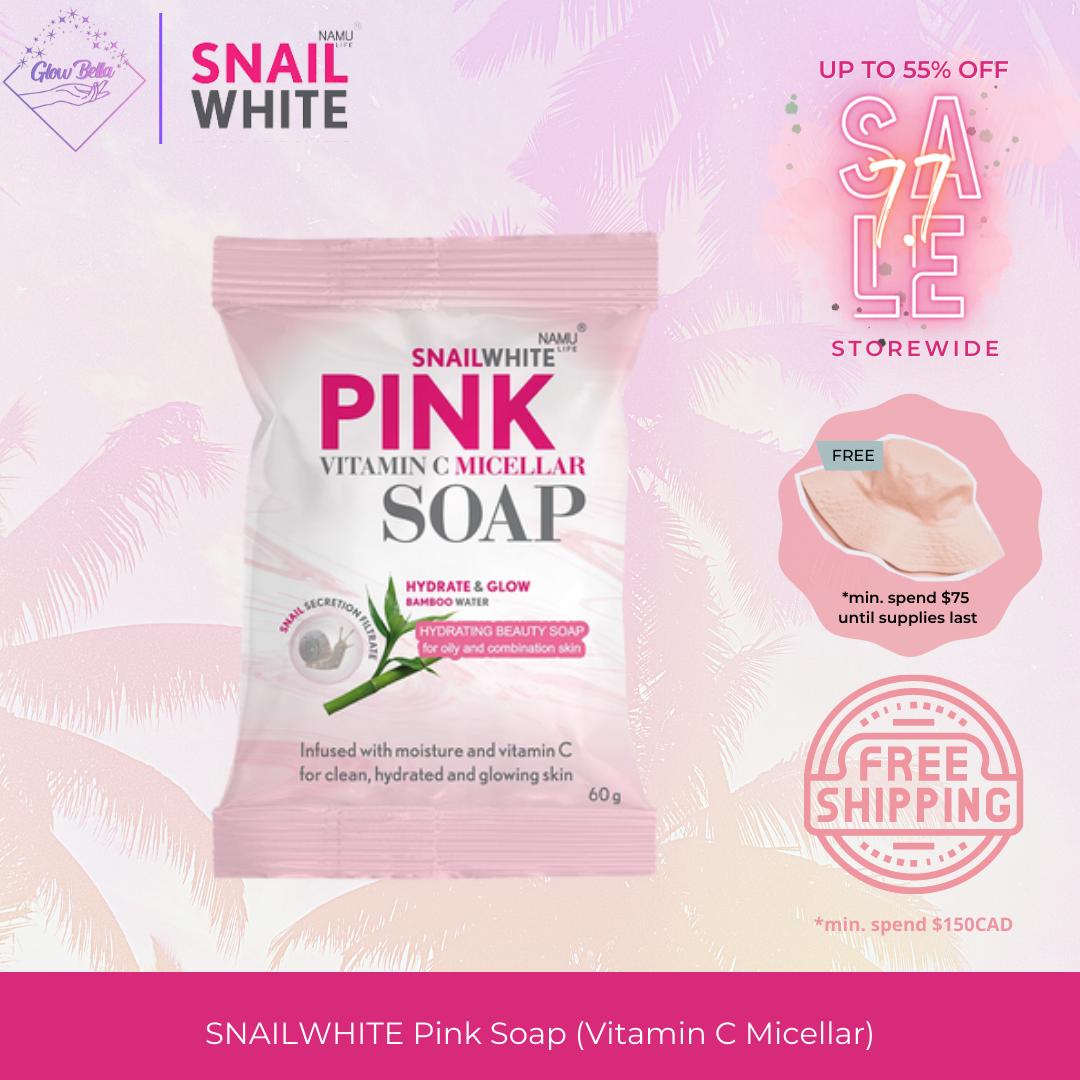 NAMU LIFE SNAILWHITE Pink Soap