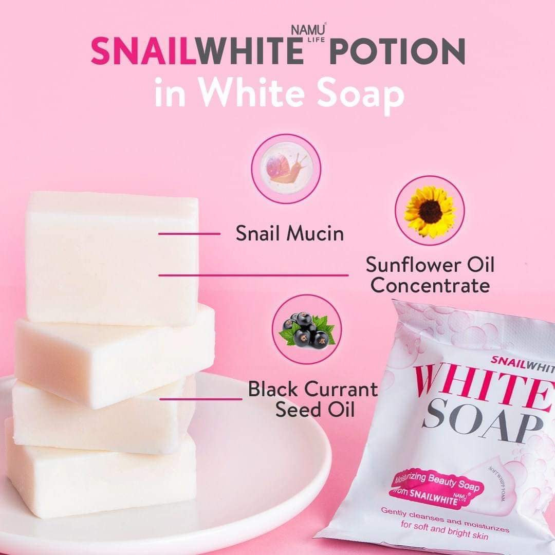 NAMU LIFE SNAILWHITE White Soap