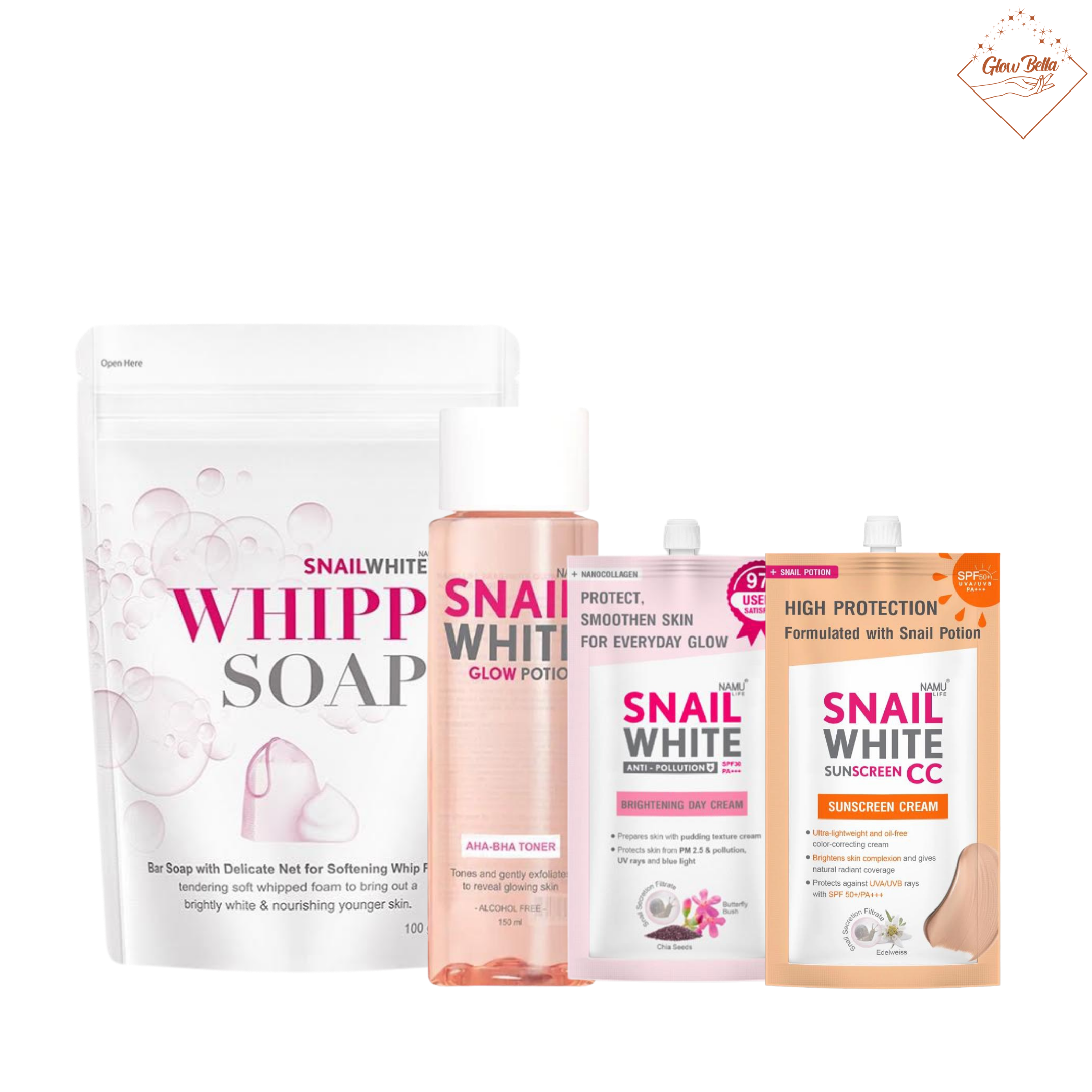 NAMU LIFE SNAILWHITE All Day Complete Glow Set