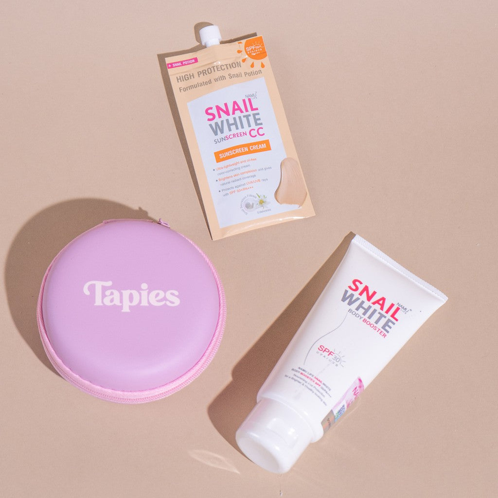 Tapies x SNAILWHITE: The Summer Bundle (Almond)