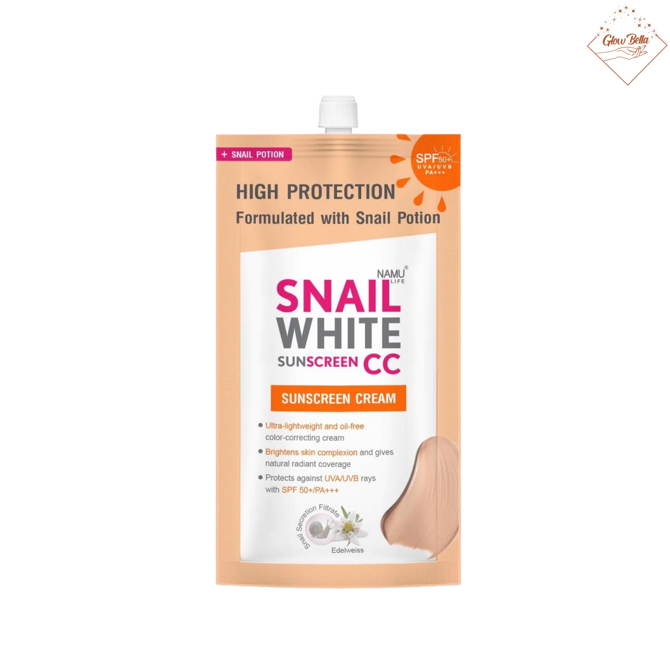 NAMU LIFE SNAILWHITE Sunscreen CC Cream SPF50+/PA++++