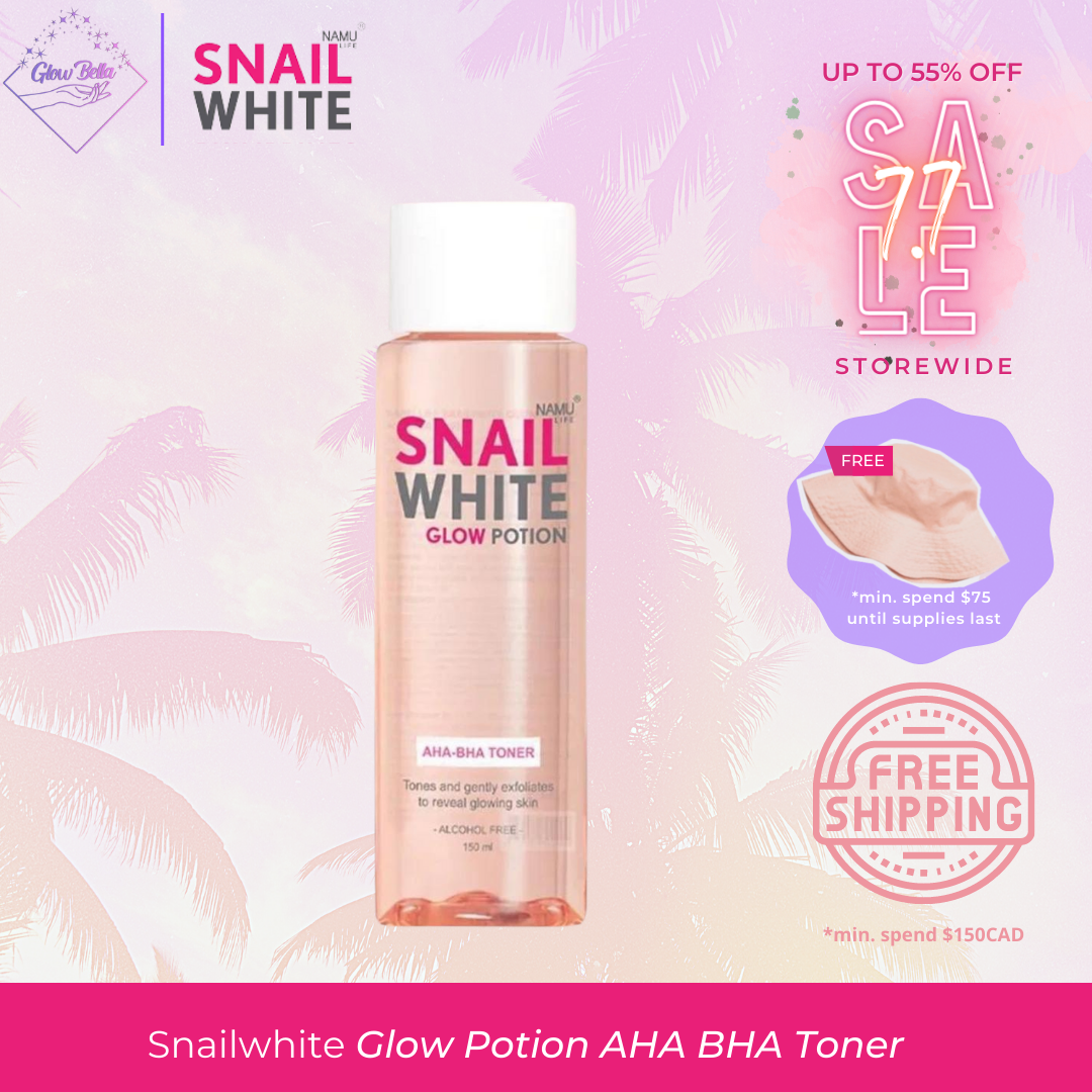 NAMU LIFE SNAILWHITE Glow Potion AHA BHA Toner