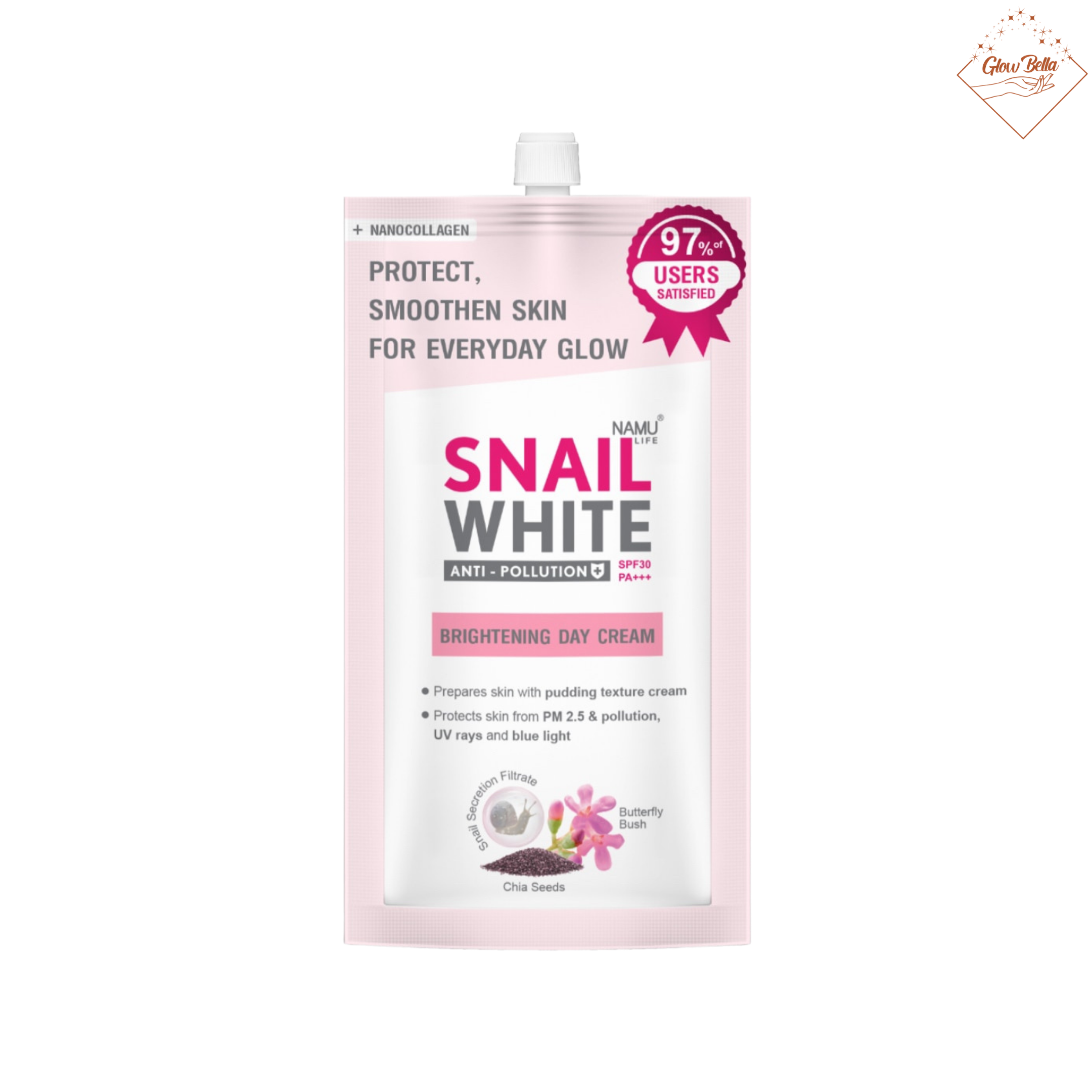 NAMU LIFE SNAILWHITE Anti-Pollution Brightening Day Cream SPF30 PA+++