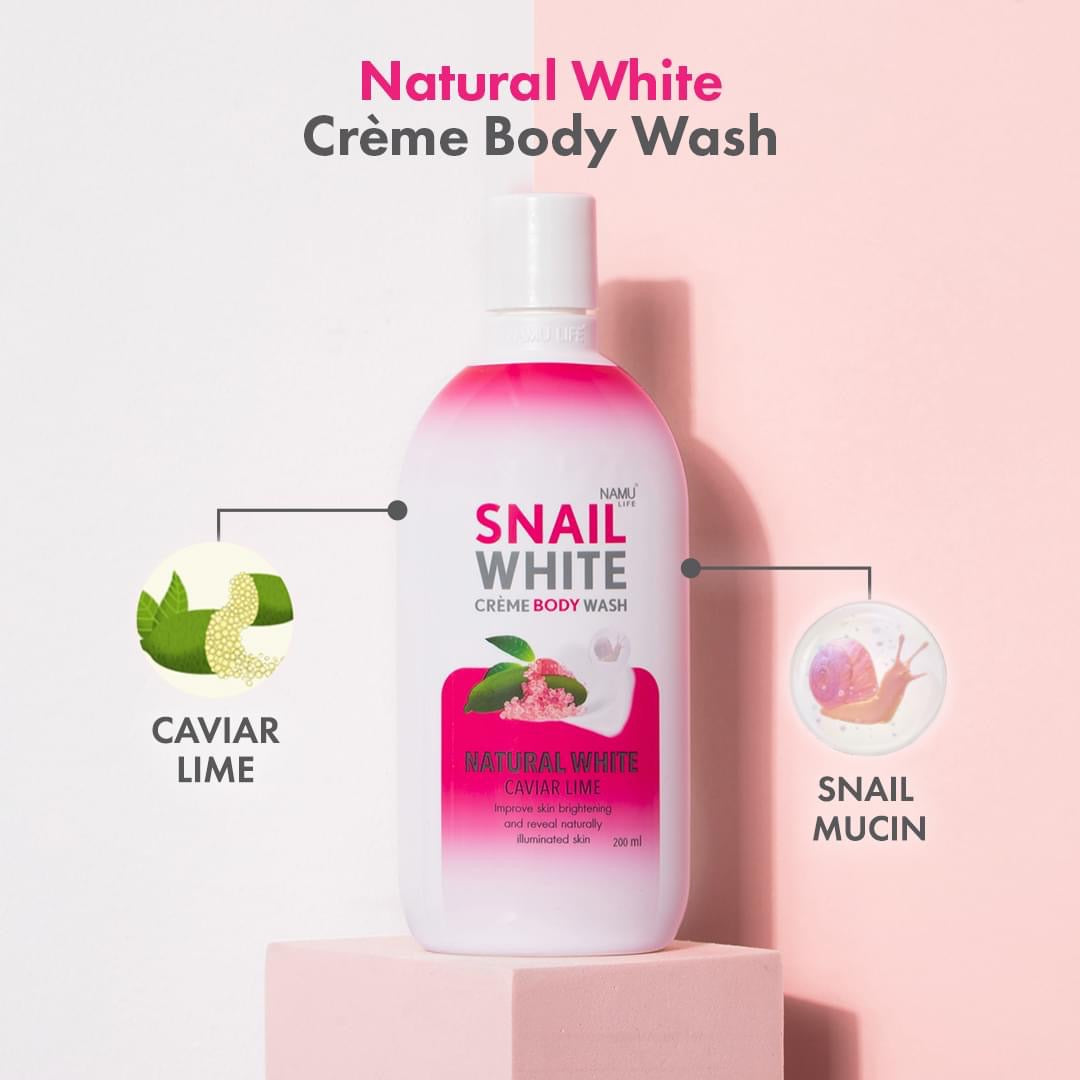 NAMU LIFE SNAILWHITE Natural White Body Wash (500ml)