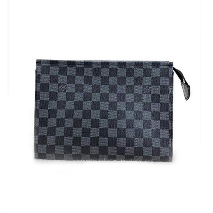 Louis Vuitton Damier Graphite Clutches Black