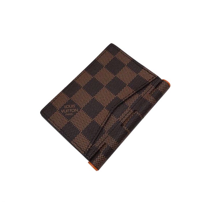 Louis Vuitton Annevelop Cult De Visit Damier Ebene Card Case Brown