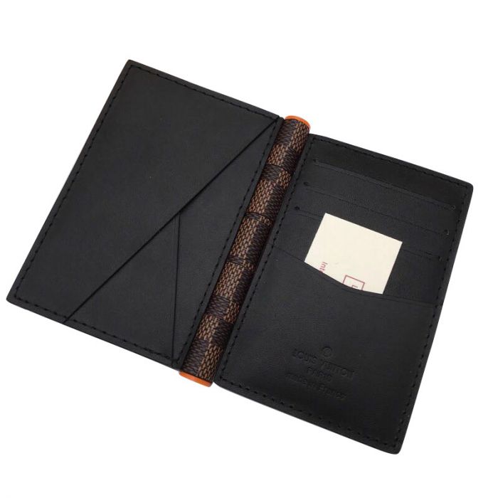 Louis Vuitton Annevelop Cult De Visit Damier Ebene Card Case Brown