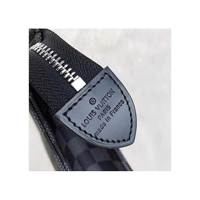 Louis Vuitton Damier Graphite Clutches Black