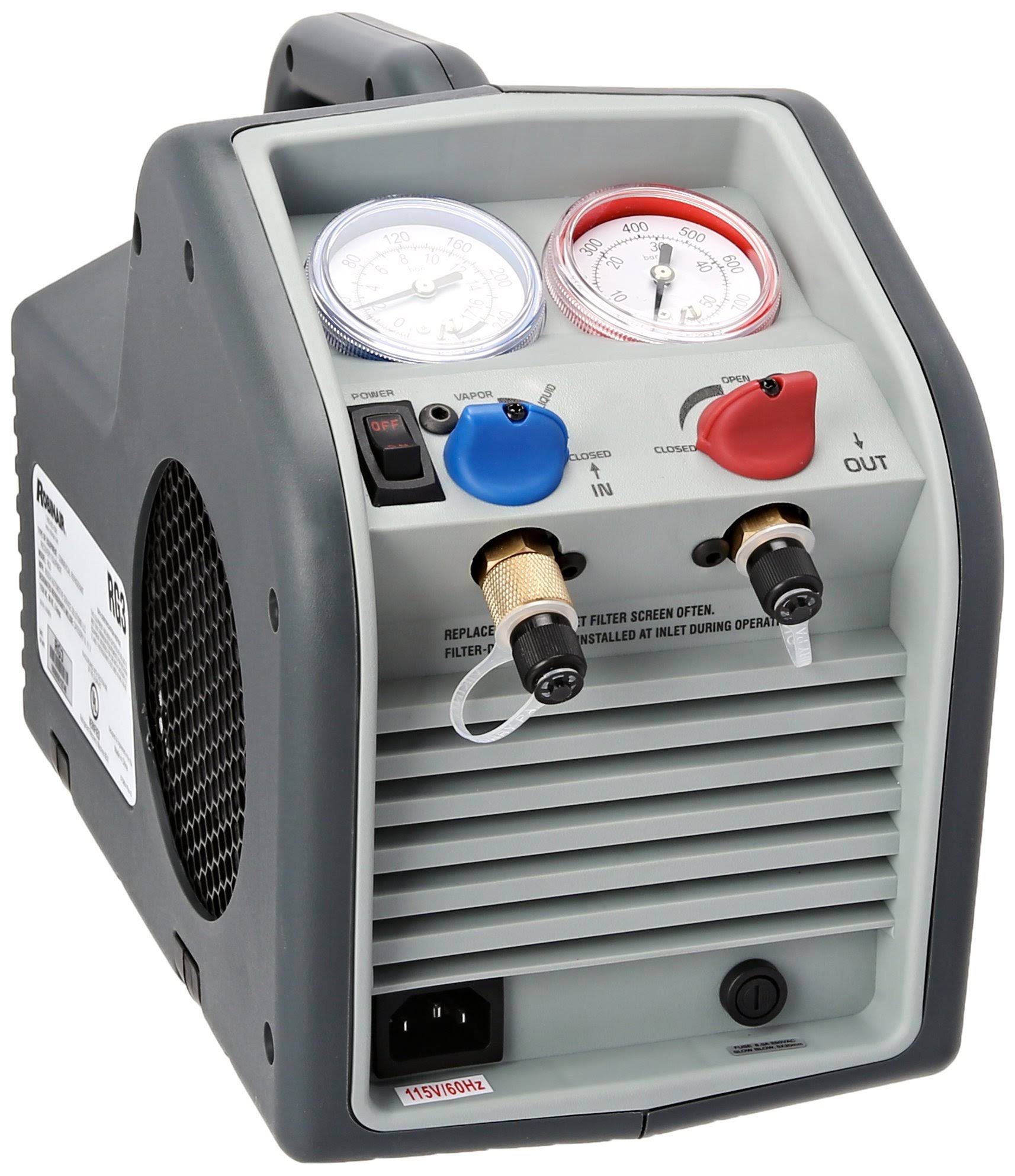 Robinair (RG3) Portable Refrigerant Recovery Machine Clayaery