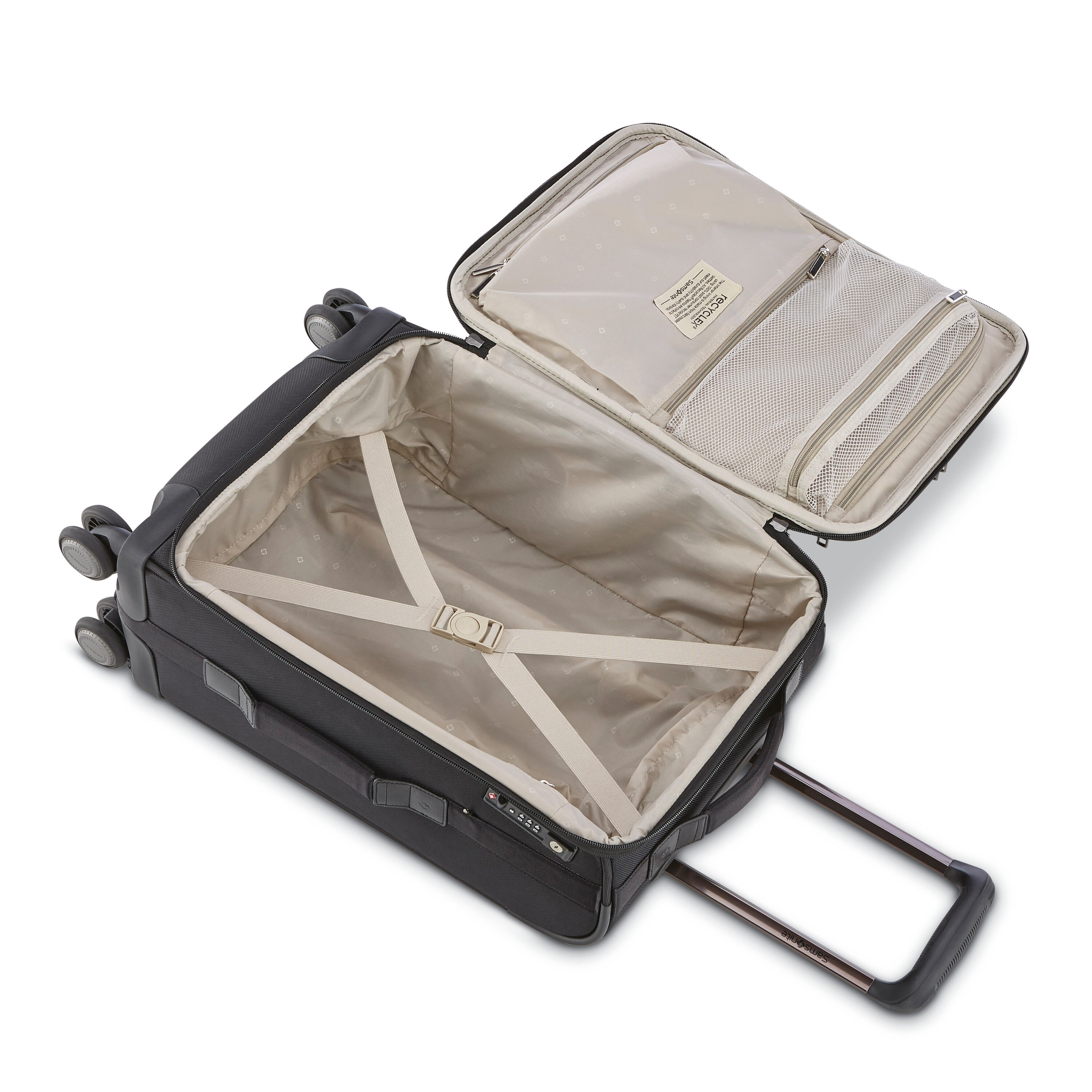 NuRoad Carry-On Spinner Black