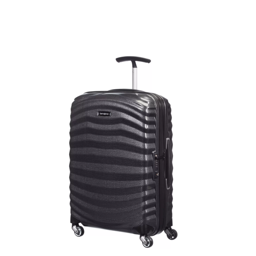 Black Label Lite-Shock Carry-On Spinner Black