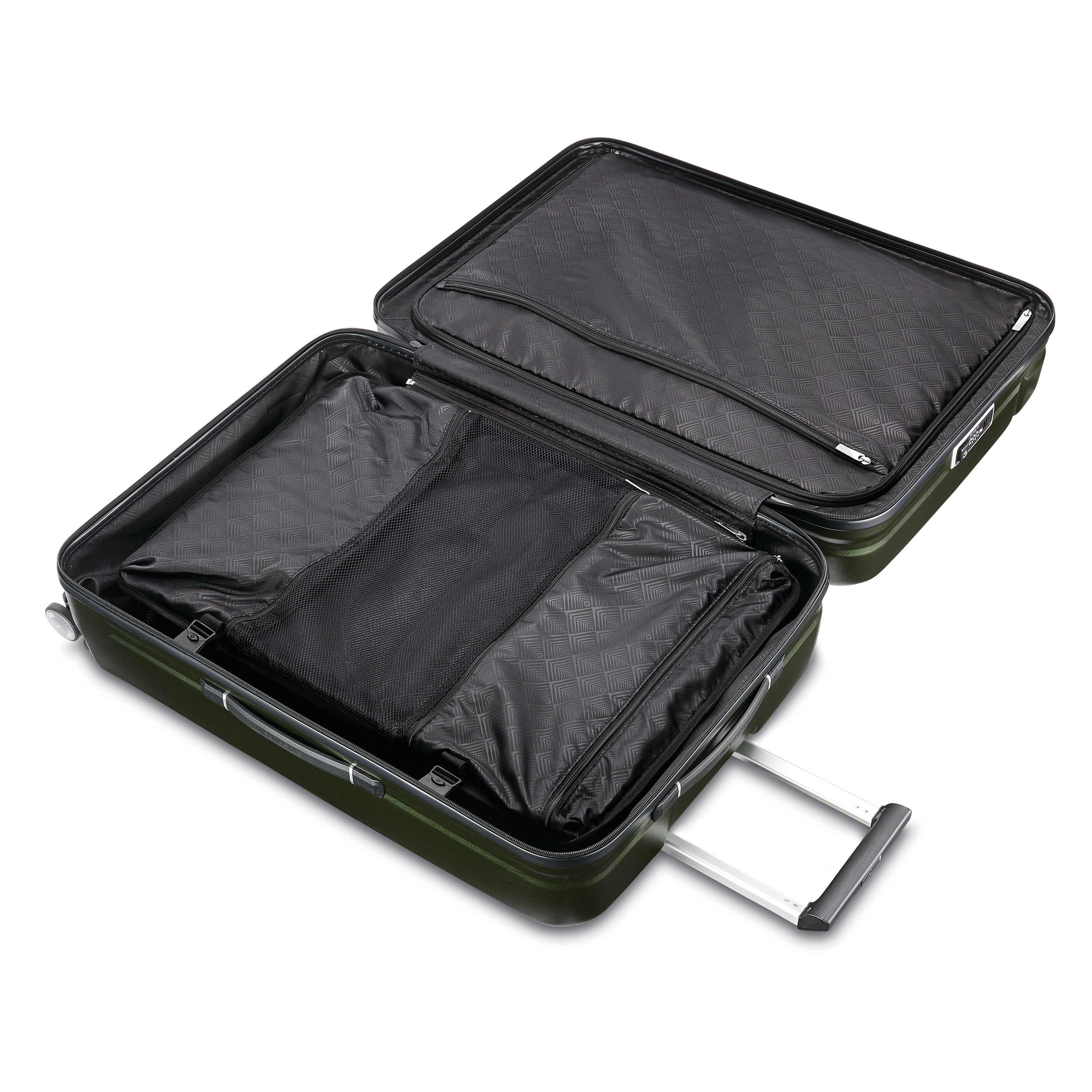 Novaire Carry-On Spinner Metallic Green