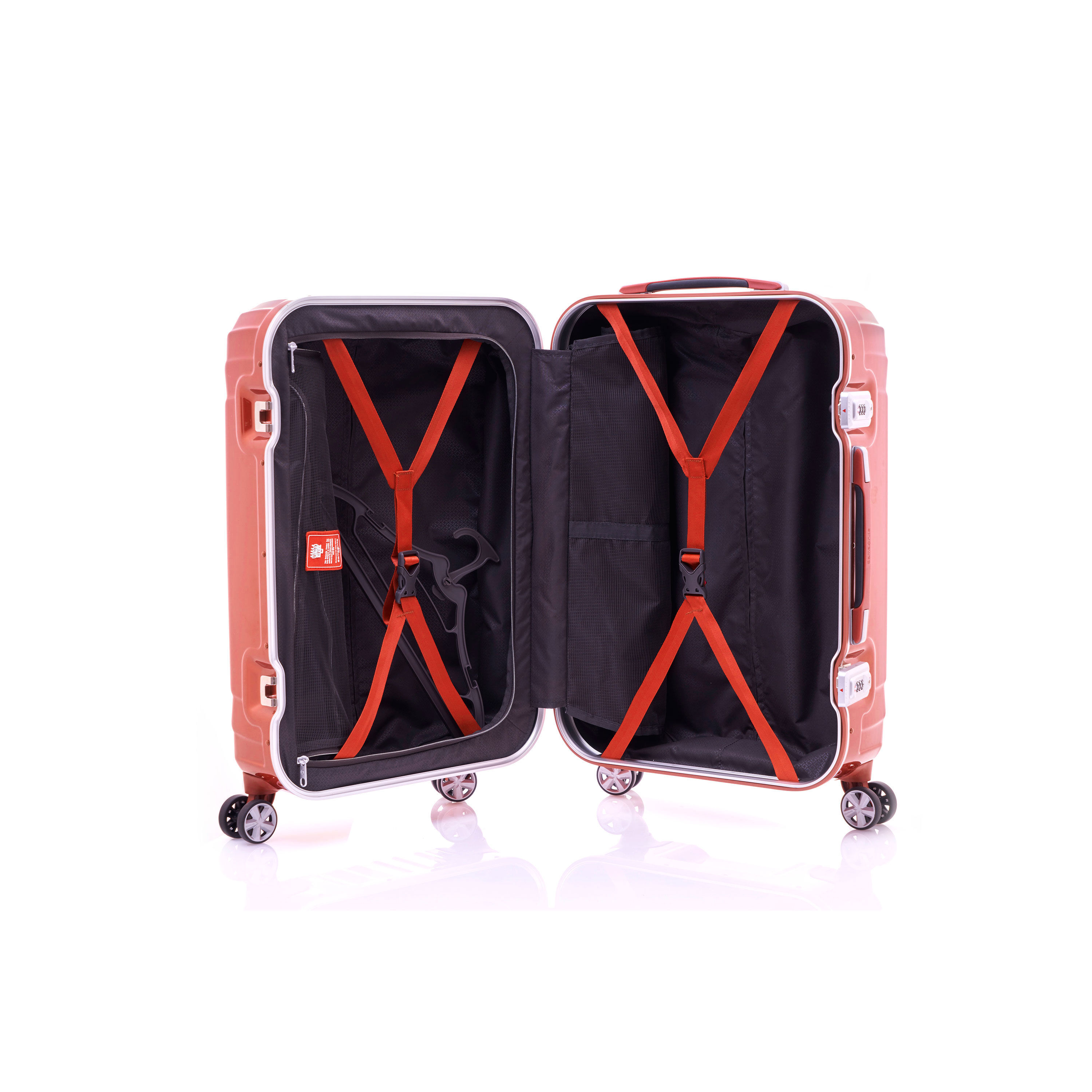 Tru-Frame Carry-On Spinner Flame Orange