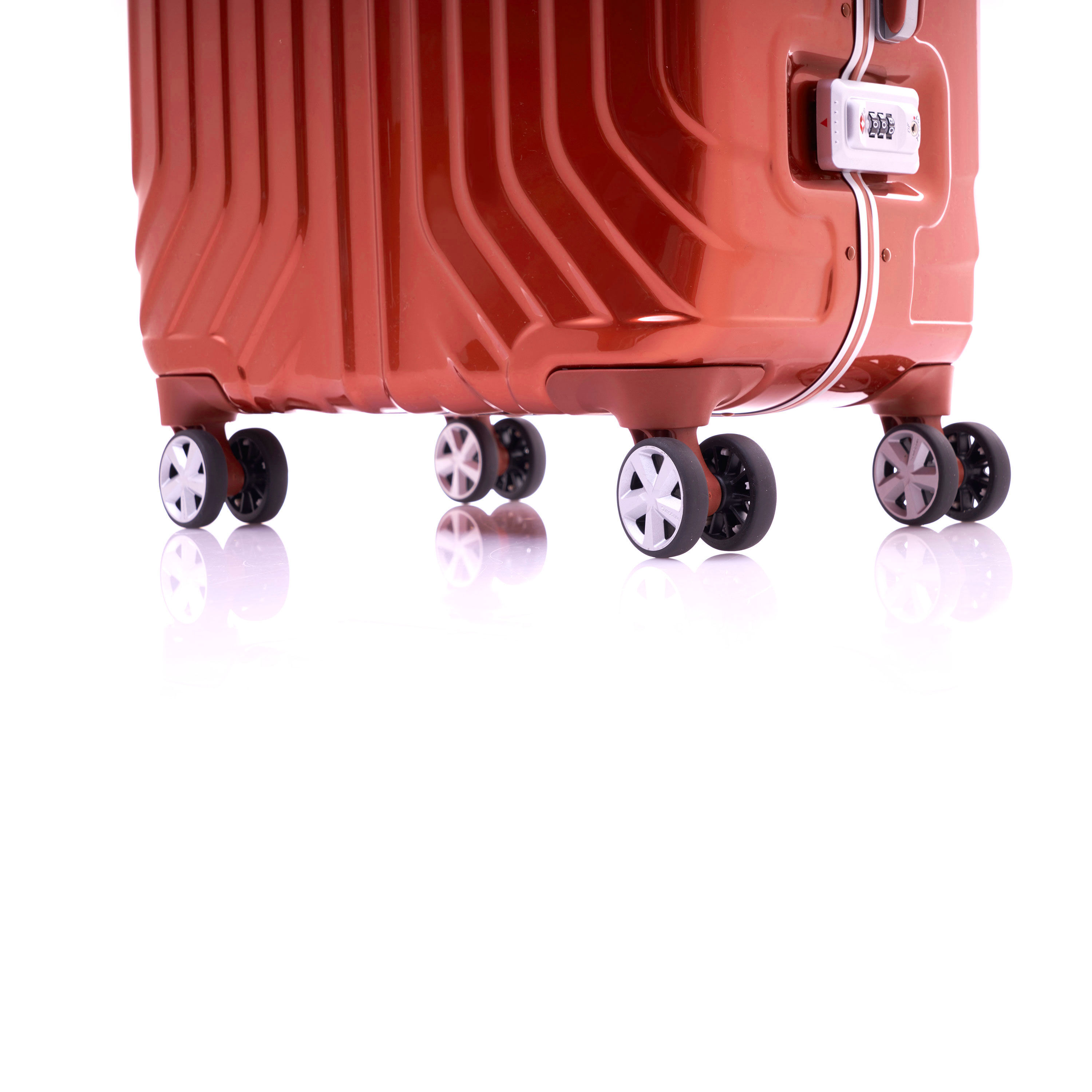 Tru-Frame Carry-On Spinner Flame Orange