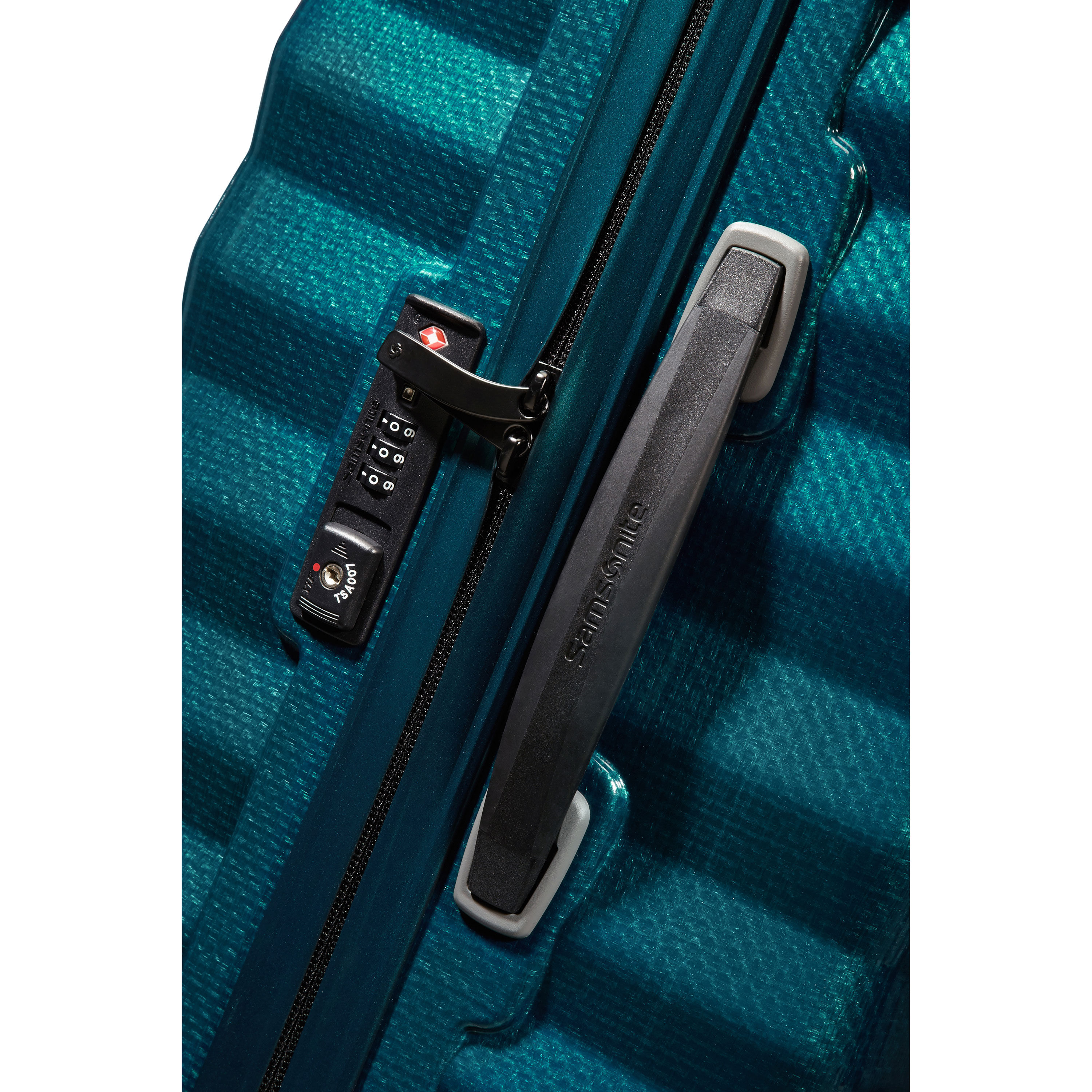 Black Label Lite-Shock Carry-On Spinner Petrol Blue