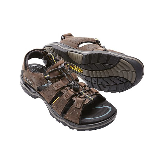 KEEN RIALTO OPEN TOE DARK EARTH