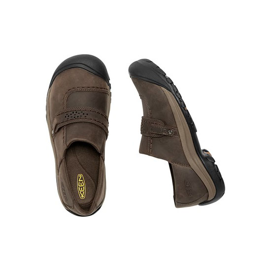 KEEN KACI FULL GRAIN SLIP-ON CASCADE BROWN