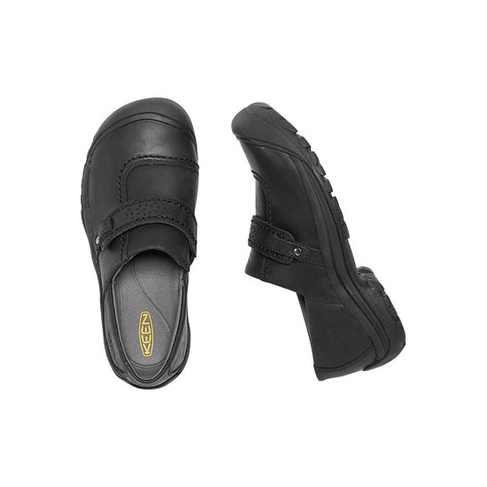 KEEN KACI FULL GRAIN SLIP-ON BLACK