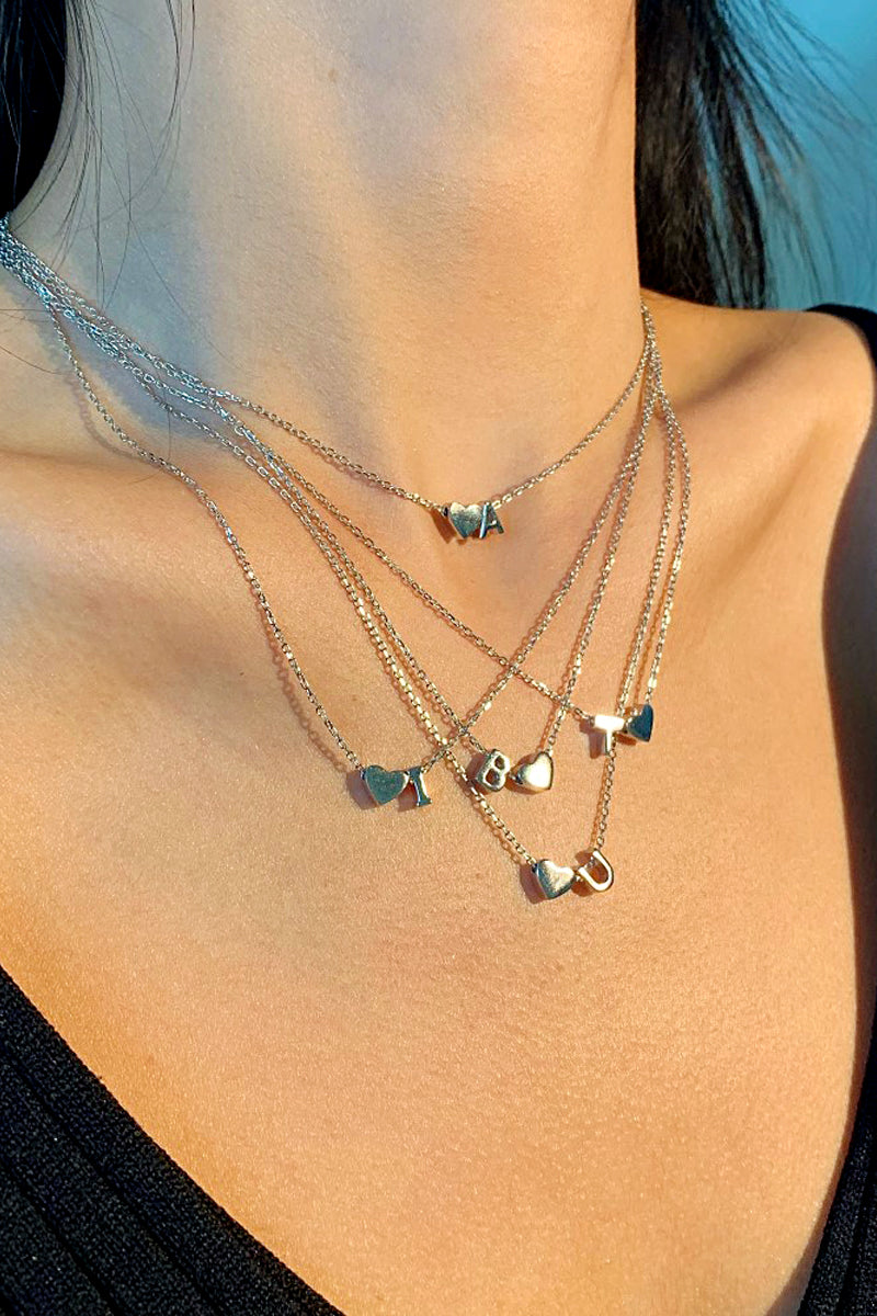letter chain pendant letter chain pendant