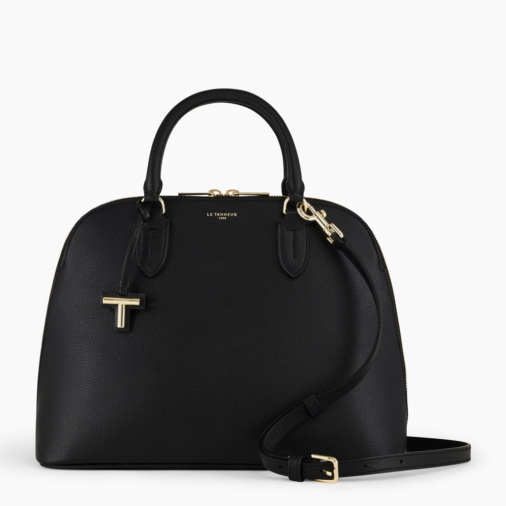 Gisèle medium bag in pebbled leather