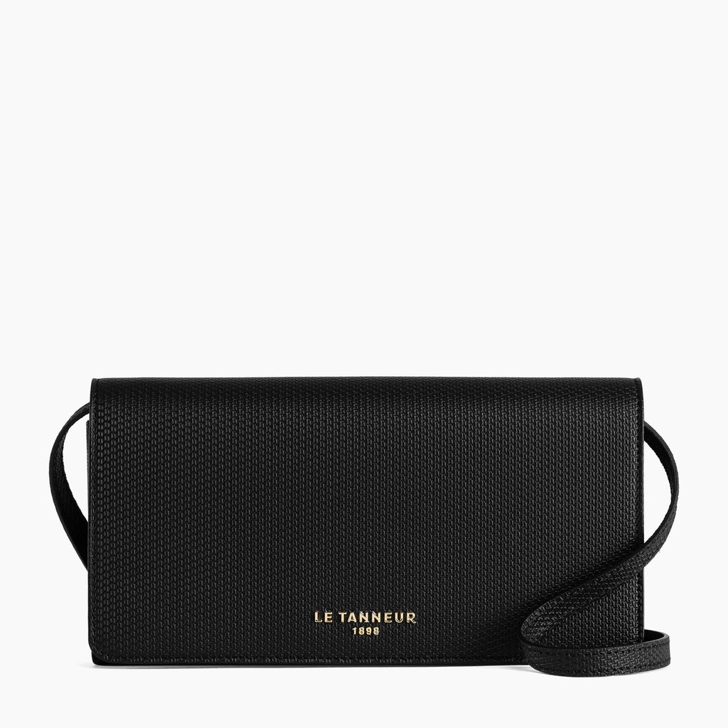 Women's Flap Emile monogram leather clutch