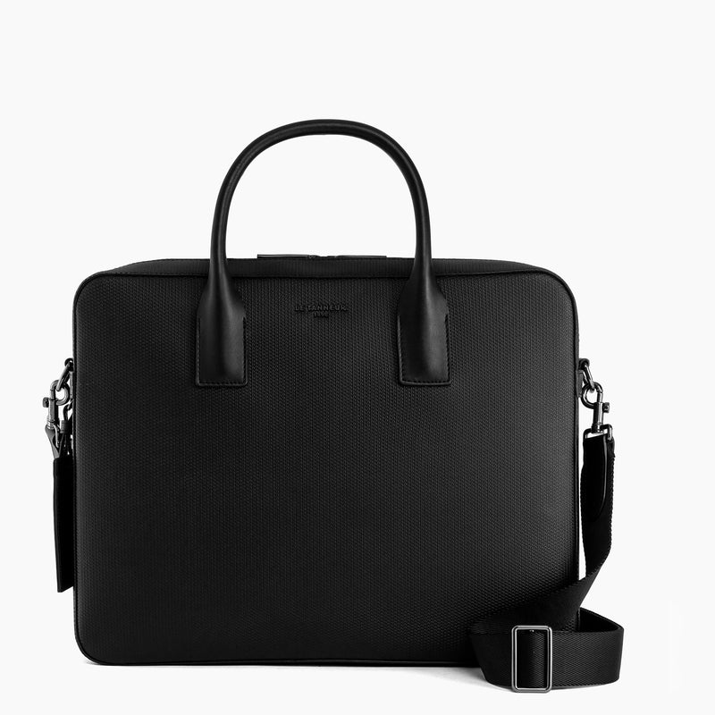 Emile 14 monogram leather Briefcase