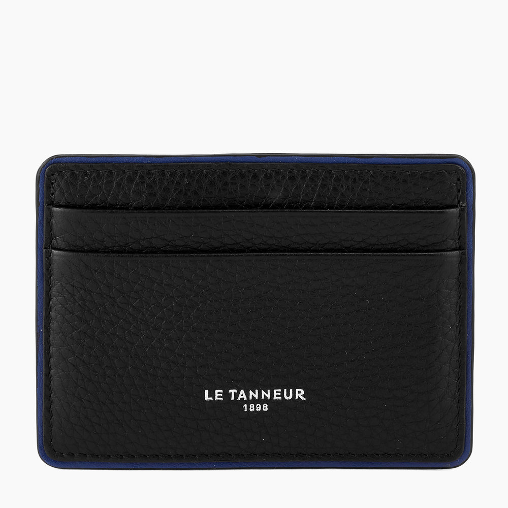 Augustin pebbled leather cardholder