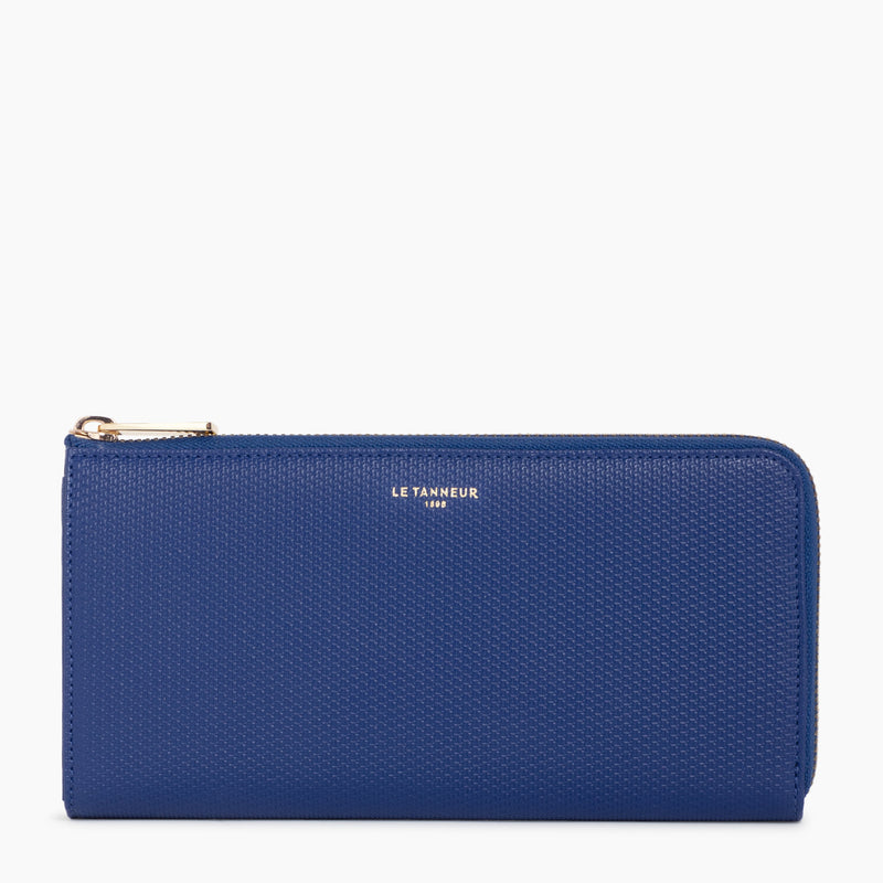 Emilie zipped travel companion in monogrammed leather