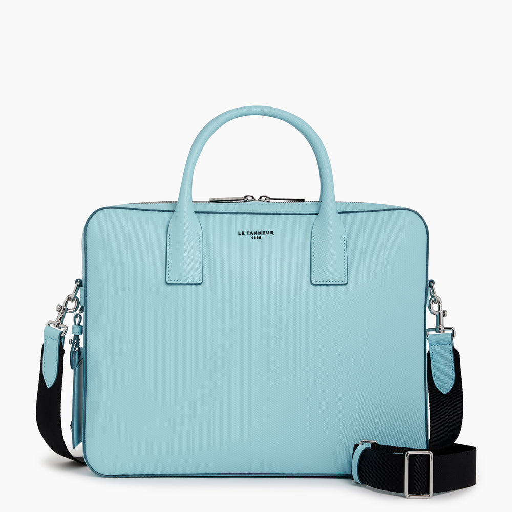 Emile slim, 14 document holder in monogrammed leather