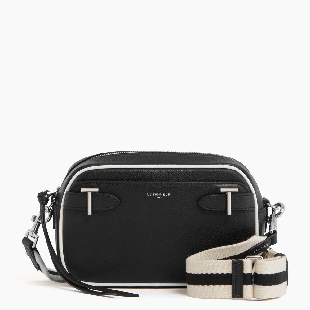 Laura crossbody bag in pebbled leather
