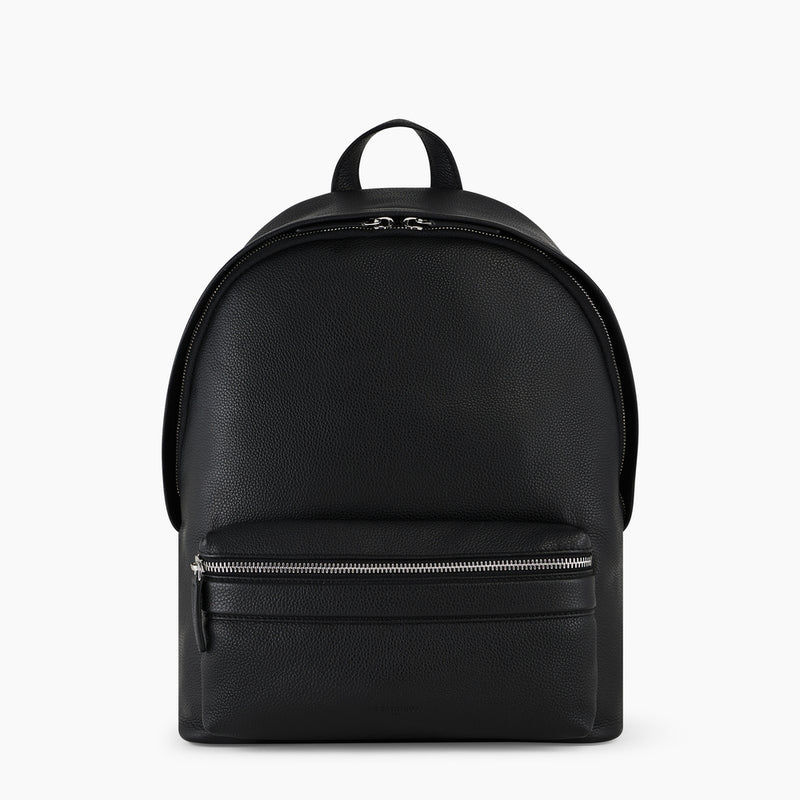 Charles small backpack in pebbled leather