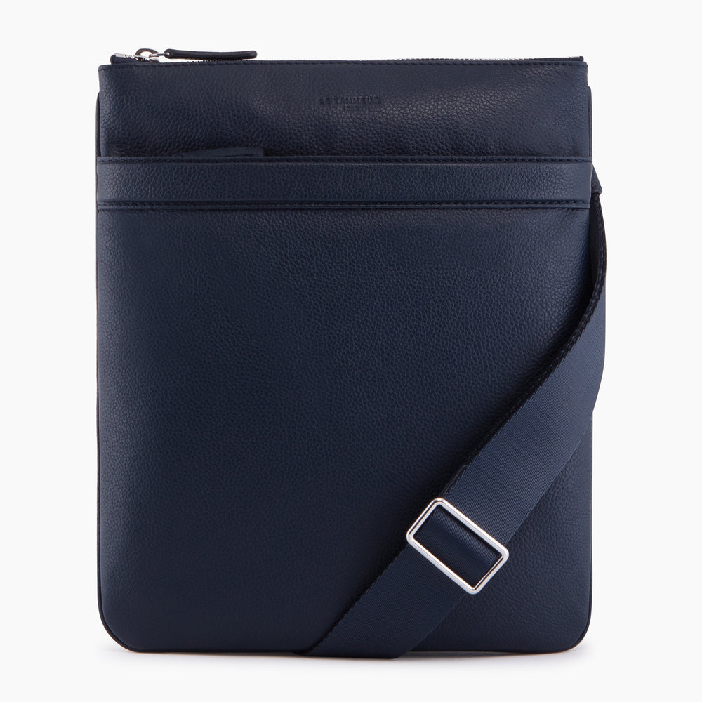 Small cross body Charles pebbled leather bag