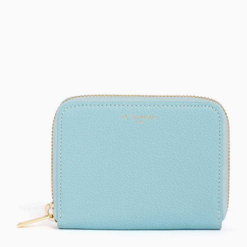 Emilie coin case in pebbled leather
