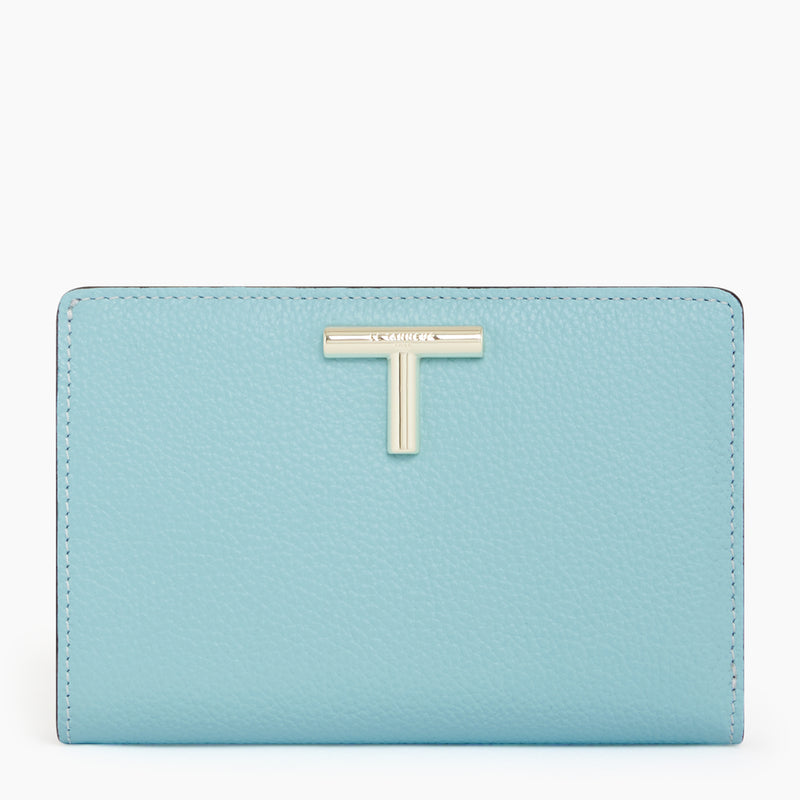 Gisèle medium-sized wallet in pebbled leather