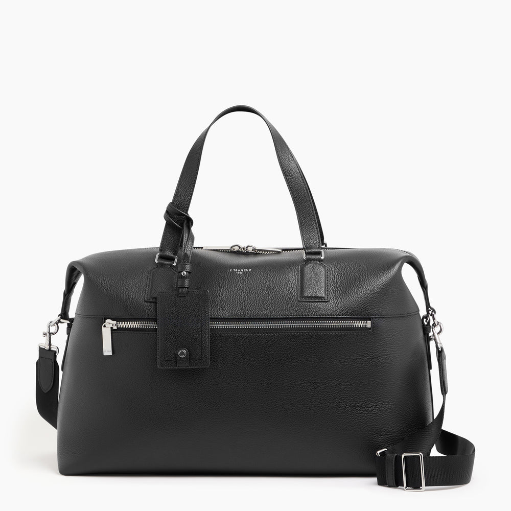 Emile 24h travel bag in pebbled leather