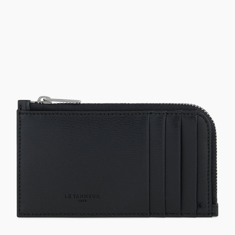 Emile large, zipped wallet in cork leather