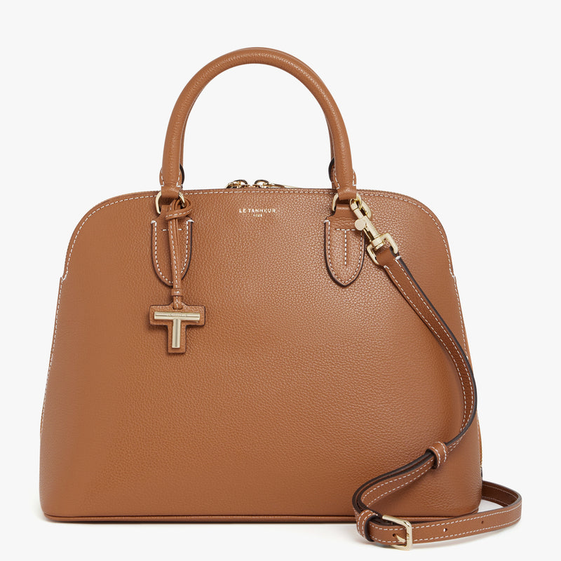 Gisèle medium bag in pebbled leather