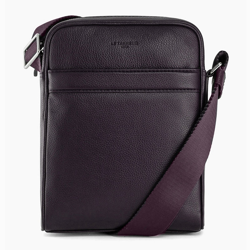 Medium cross body Charles pebbled leather bag