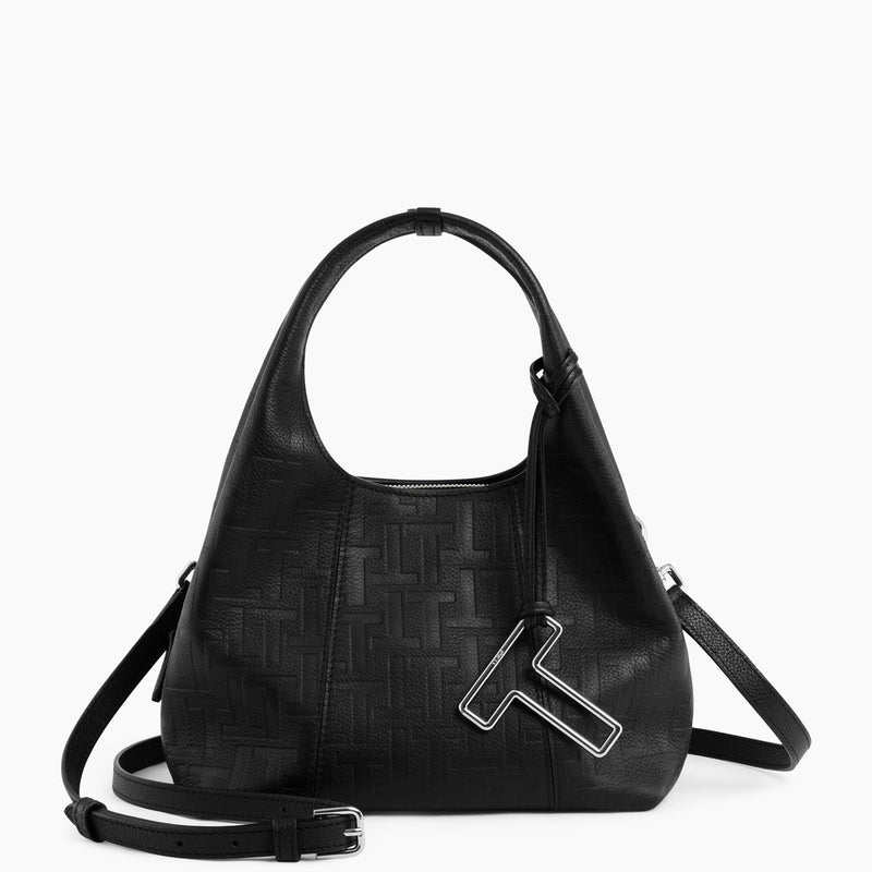 Juliette small handbag in T-printed leather
