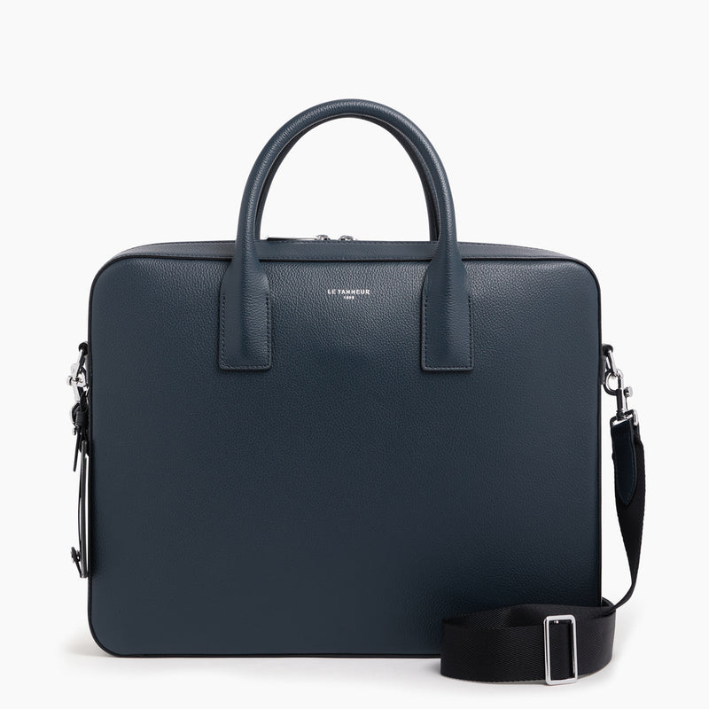 Emile 14 document holder in pebbled leather