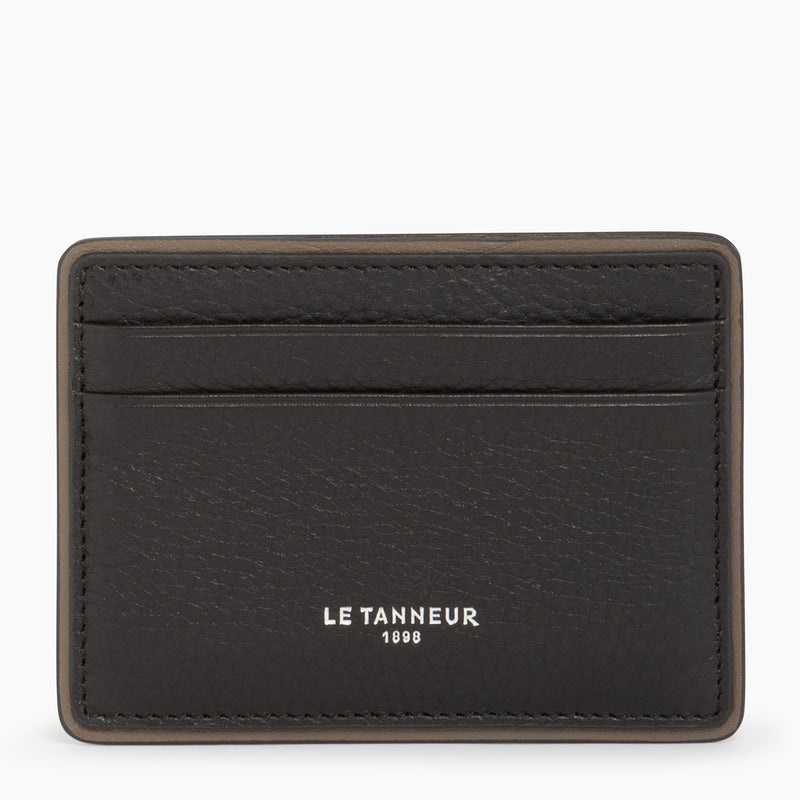 Augustin pebbled leather cardholder